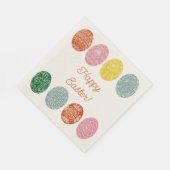 Oekraïense Pysanky Versierde Eieren Gelukkig Pasen Servet (Hoek)