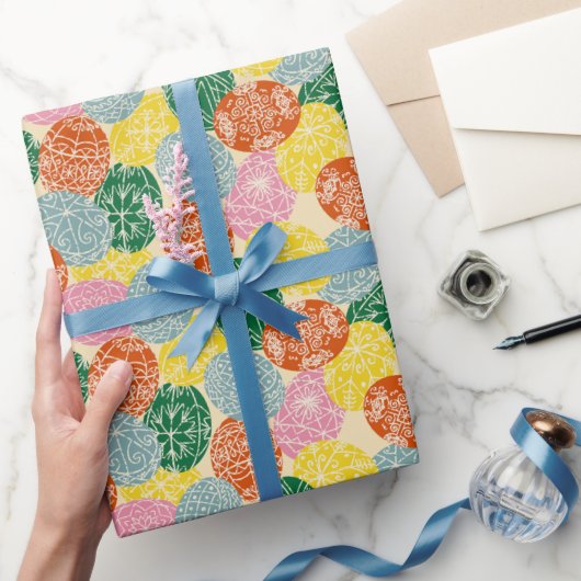 Oekraïense Pysanky Versierde Paaseieren Patroon Cadeaupapier (Geschenken)