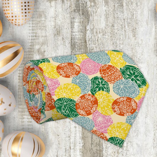 Oekraïense Pysanky Versierde Paaseieren Patroon Stropdas