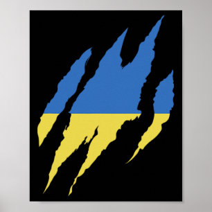 Oekraïense Quote Oekraïne Vlag Oekraïense T-shirt  Poster