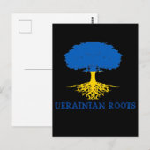 Oekraïense rots Tree Silhouette Briefkaart (Voorkant / Achterkant)