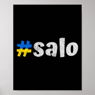 Oekraïense Salo Grappige Oekraïne Traditioneel Voe Poster