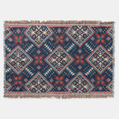 Oekraïense sierfolk naadloos patroon Deken (Voorkant)