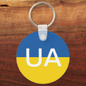 Oekraïense sleutelhanger met ronde-knooppunten (Voorkant)