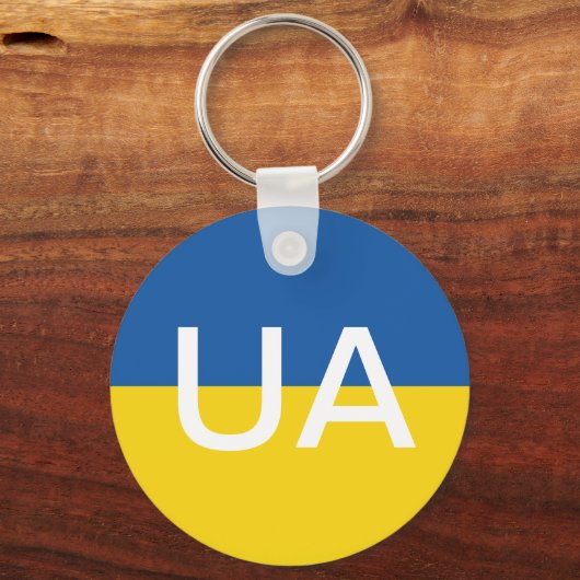 Oekraïense sleutelhanger met ronde-knooppunten (Voorkant)