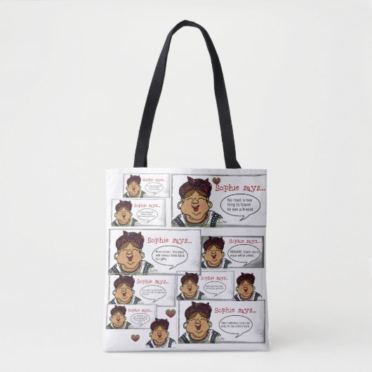 Oekraïense spreekwoords Woman Oekraïne Tote Bag (Voorkant)