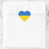 Oekraïense staatsvlag Heart Sticker (Tas)