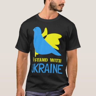 Oekraïense Steun Oekraïense Vlag Ik Sta Bij Oekraï T-shirt