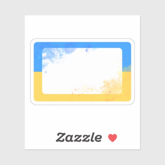 Oekraïense sticker planner plakboek (Vel)