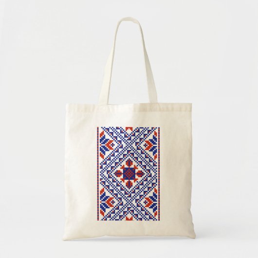 Oekraïense stijl folk nationale patroon tote bag (Voorkant)