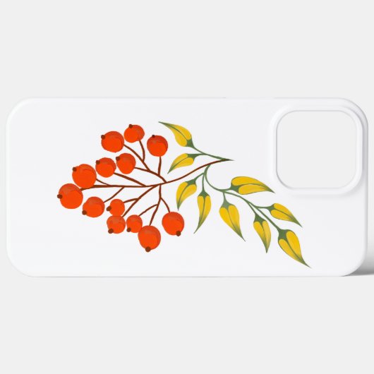 Oekraïense stijl viburnum tak. Oekraïne Case-Mate iPhone Case (Achterkant (horizontaal))