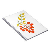 Oekraïense stijl viburnum tak. Oekraïne Notitieboek (Rechterzijde)