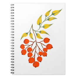 Oekraïense stijl viburnum tak. Oekraïne Notitieboek