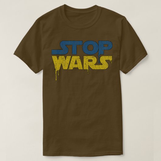 Oekraïense STOPWars Oekraïne 2022 T-shirt (Design voorkant)