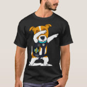 Oekraïense strijdkrachten abbing Dog Patron Jack R T-shirt (Voorkant)