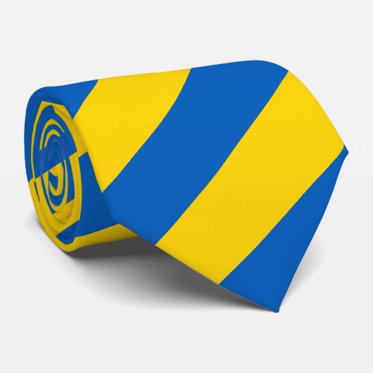 Oekraïense Stropdas, patriottische Oekraïense vlag Stropdas (Opgerold)