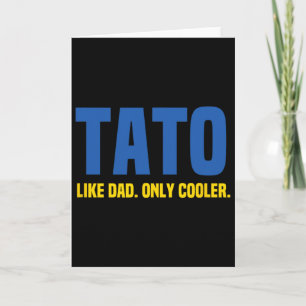 Oekraïense Tato. Oekraïne Papa. Vader Kaart