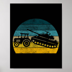 Oekraïense Tractor Steun Oekraine Sta Met Oekrai Poster