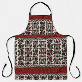Oekraïense traditionele vushuvanka-folkart schort (Voorkant)