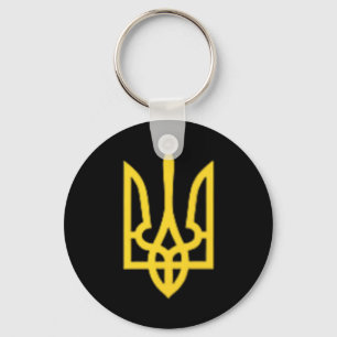 Oekraïense Trident - Oekraïens Tryzoeb-symbool Sleutelhanger