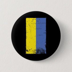 Oekraïense trots reizen vakantie Oekraïne vlag Ronde Button 5,7 Cm