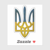 Oekraïense Tryzub-Sticker Sticker (Vel)