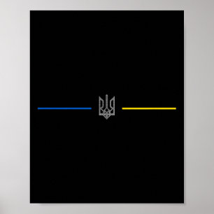 Oekraïense Tryzub-symbool - Oekraïne Drietand 2 Poster