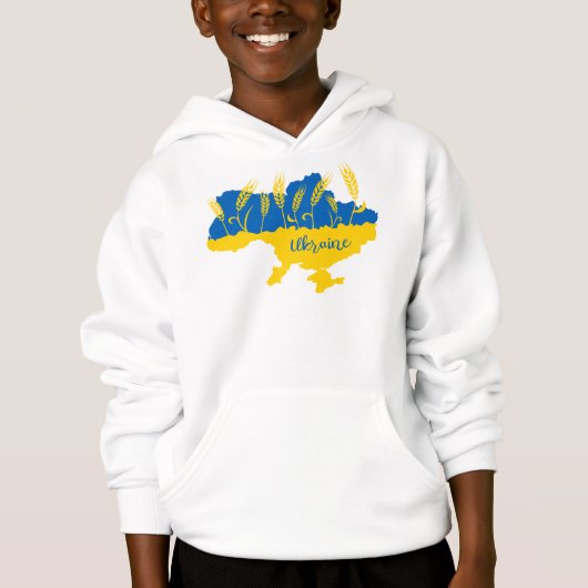 Oekraïense typografie en tarweoor onder Oekraïense (Voorkant)