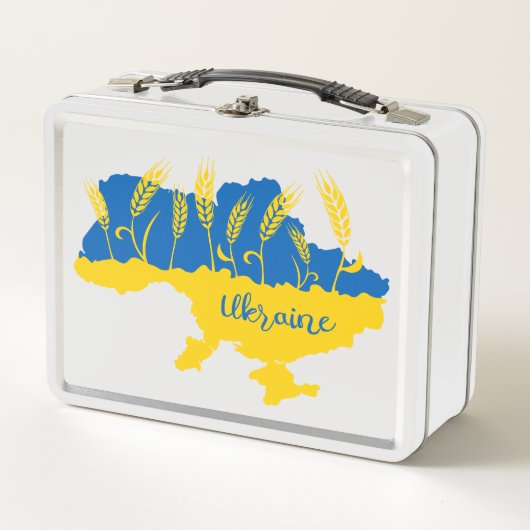 Oekraïense typografie en tarweoor onder Oekraïense (Voorkant)