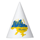 Oekraïense typografie en tarweoor onder Oekraïense Feesthoedjes (Voorkant)