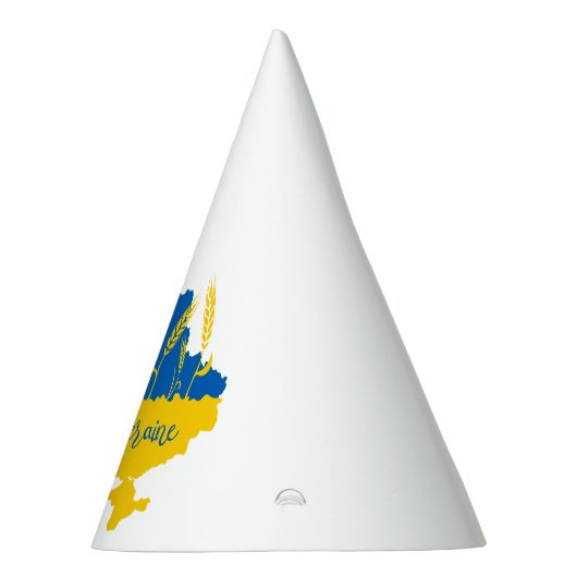 Oekraïense typografie en tarweoor onder Oekraïense Feesthoedjes (Rechts)