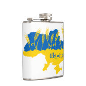 Oekraïense typografie en tarweoor onder Oekraïense Heupfles (Rechts)