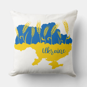 Oekraïense typografie en tarweoor onder Oekraïense Kussen