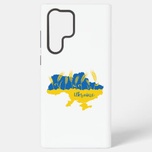 Oekraïense typografie en tarweoor onder Oekraïense Samsung Galaxy Hoesje