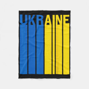 Oekraïense vlag 3 fleece deken