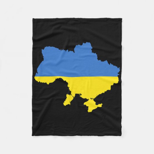 Oekraïense vlag 4 fleece deken (Voorkant)