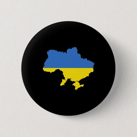 Oekraïense vlag 4 ronde button 5,7 cm (Voorkant)