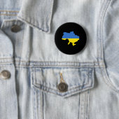Oekraïense vlag 4 ronde button 5,7 cm (In situ)