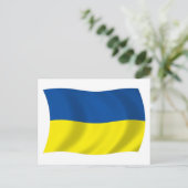 Oekraïense vlag ansichtkaart briefkaart (Staand voorkant)