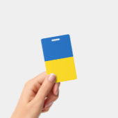 Oekraïense vlag badge (Handheld)