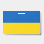 Oekraïense vlag badge (Achterkant)