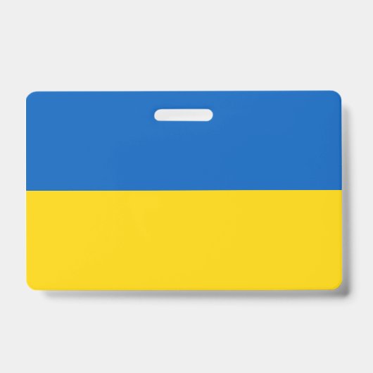 Oekraïense vlag badge (Voorzijde)