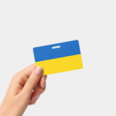 Oekraïense vlag badge (Handheld)