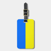 Oekraïense vlag bagagelabel (Voorkant verticaal)