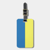 Oekraïense vlag bagagelabel (Voorkant verticaal)