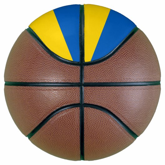 Oekraïense vlag basketbal (Rechts)