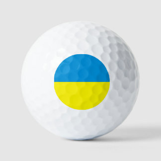 Oekraïense Vlag Blauw en Geel Golfballen