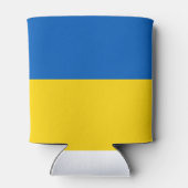 Oekraïense vlag blikjeskoeler (Achterkant)