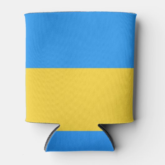 Oekraïense vlag blikjeskoeler (Voorkant)
