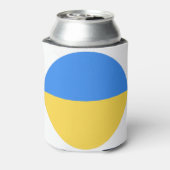 Oekraïense vlag blikjeskoeler (Blikje Achterkant)